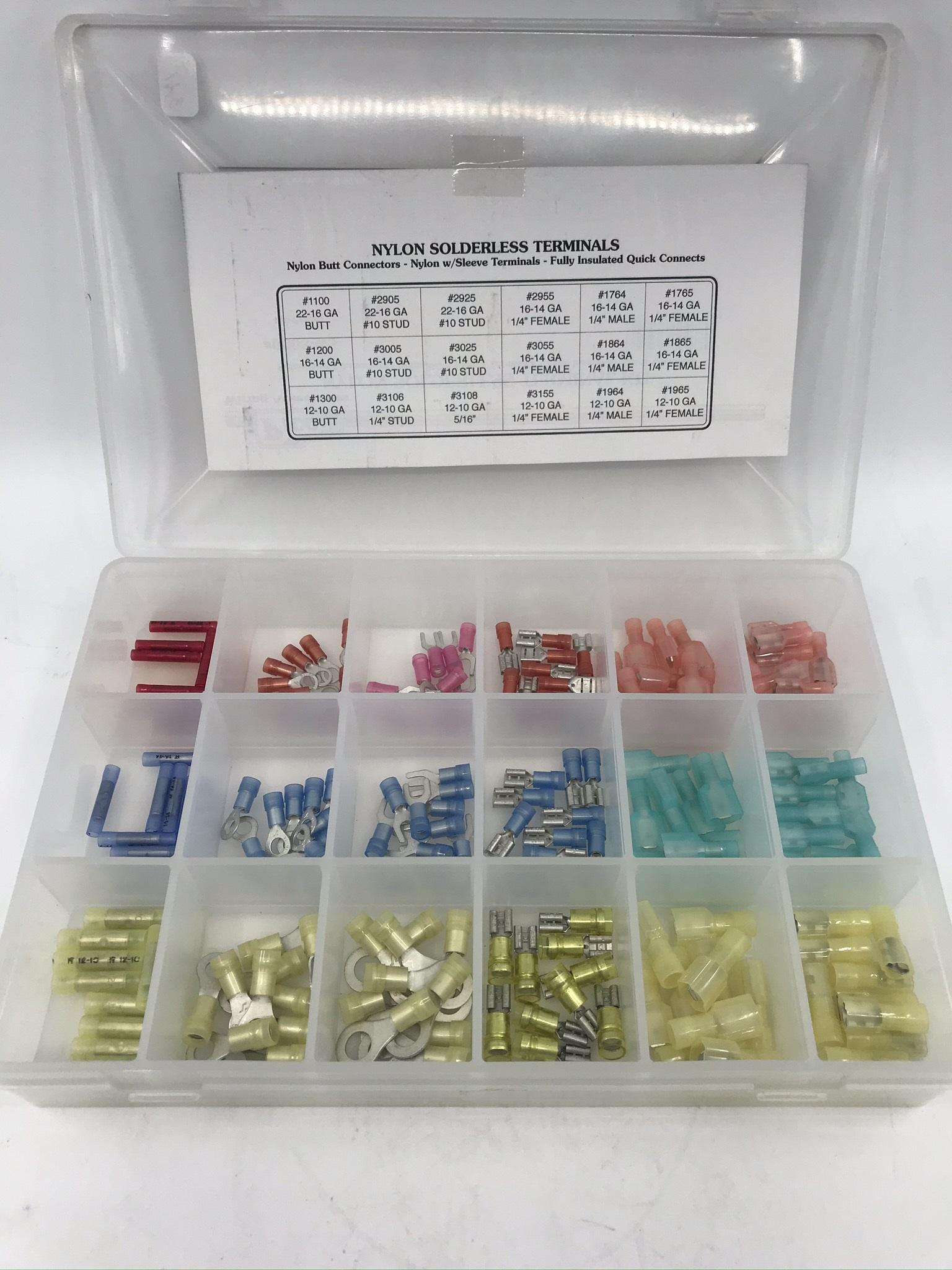 Nylon Solderless Terminal Kit Wizard's Warehouse